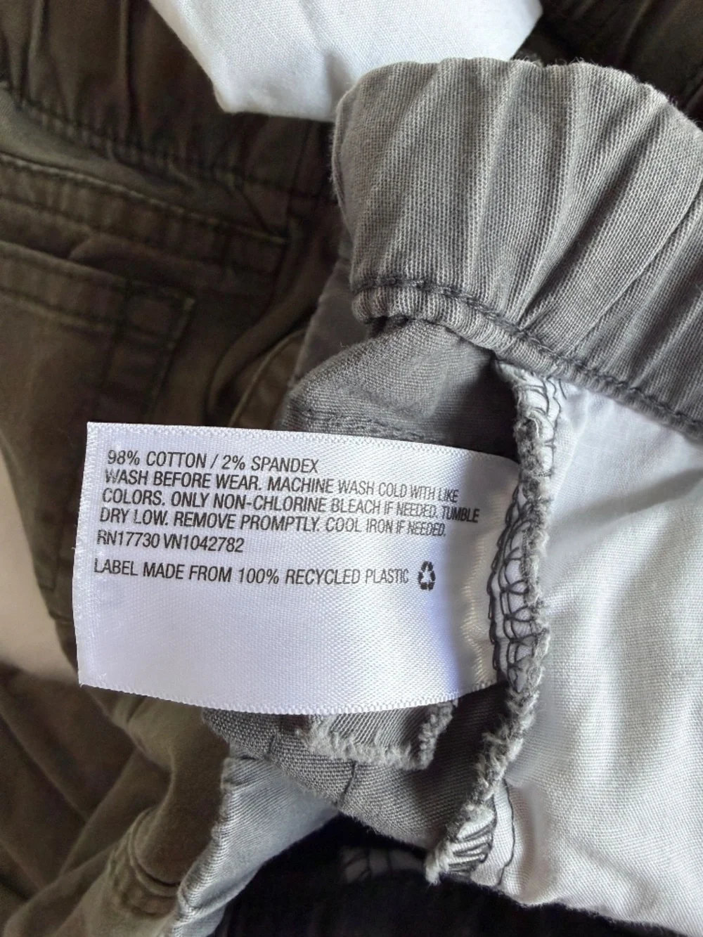 Cat & Jack Joggers Bundle Gray Olive Green 12M Baby